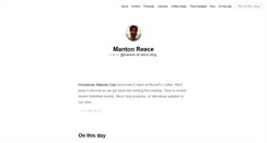 Desktop Screenshot of manton.org